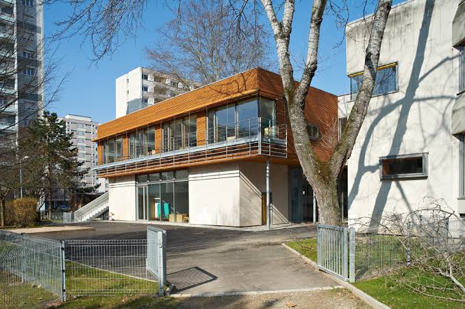 Entrance to Espace 23 in Strasbourg